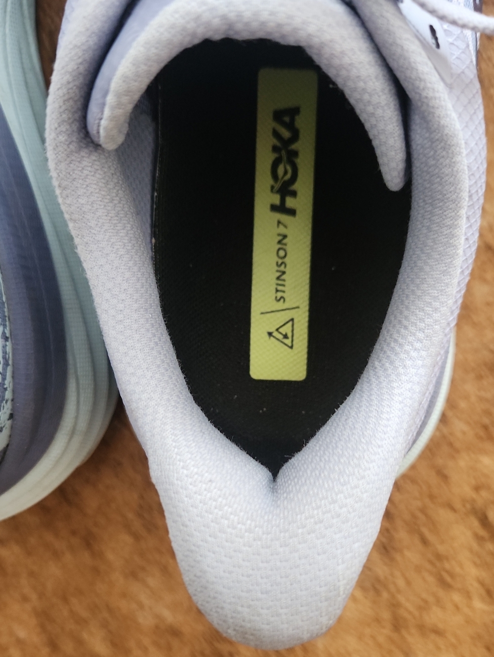 Hoka One One Stinson 7 Size 8 Blue Purple Colorway - Picture 7 of 9